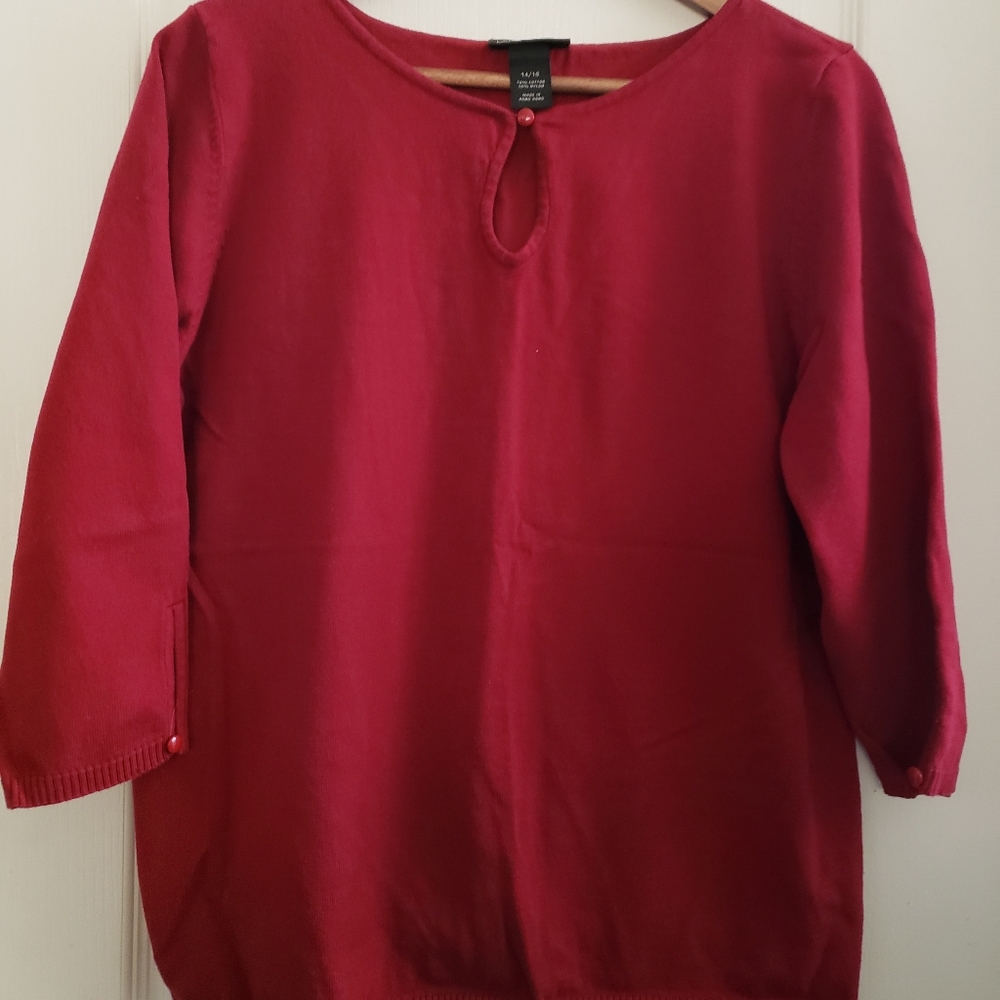 Lane Bryant 3 Quarter Sleeve Sweater 14/16